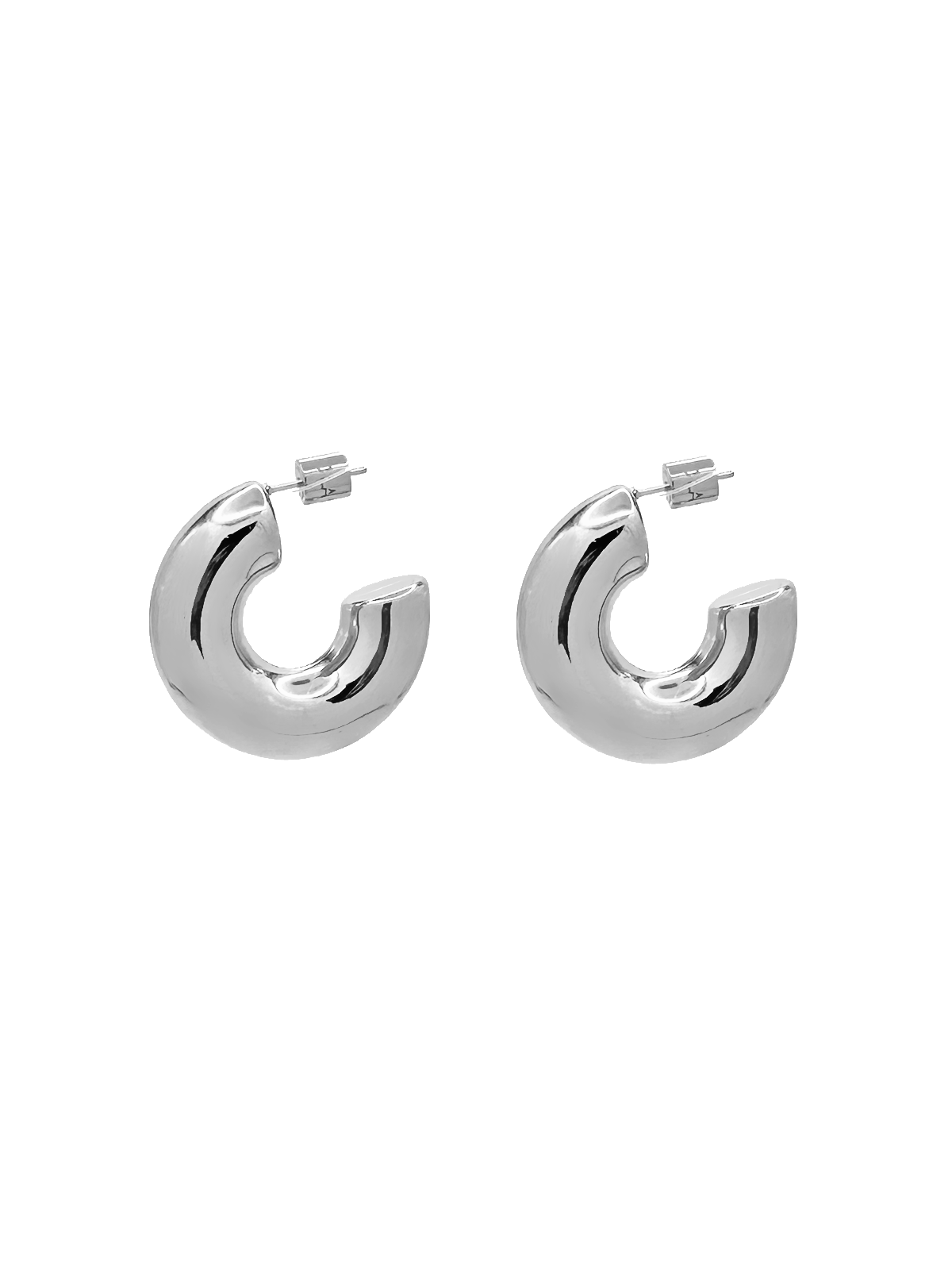 JAI SMALL HOOPS - SILVER