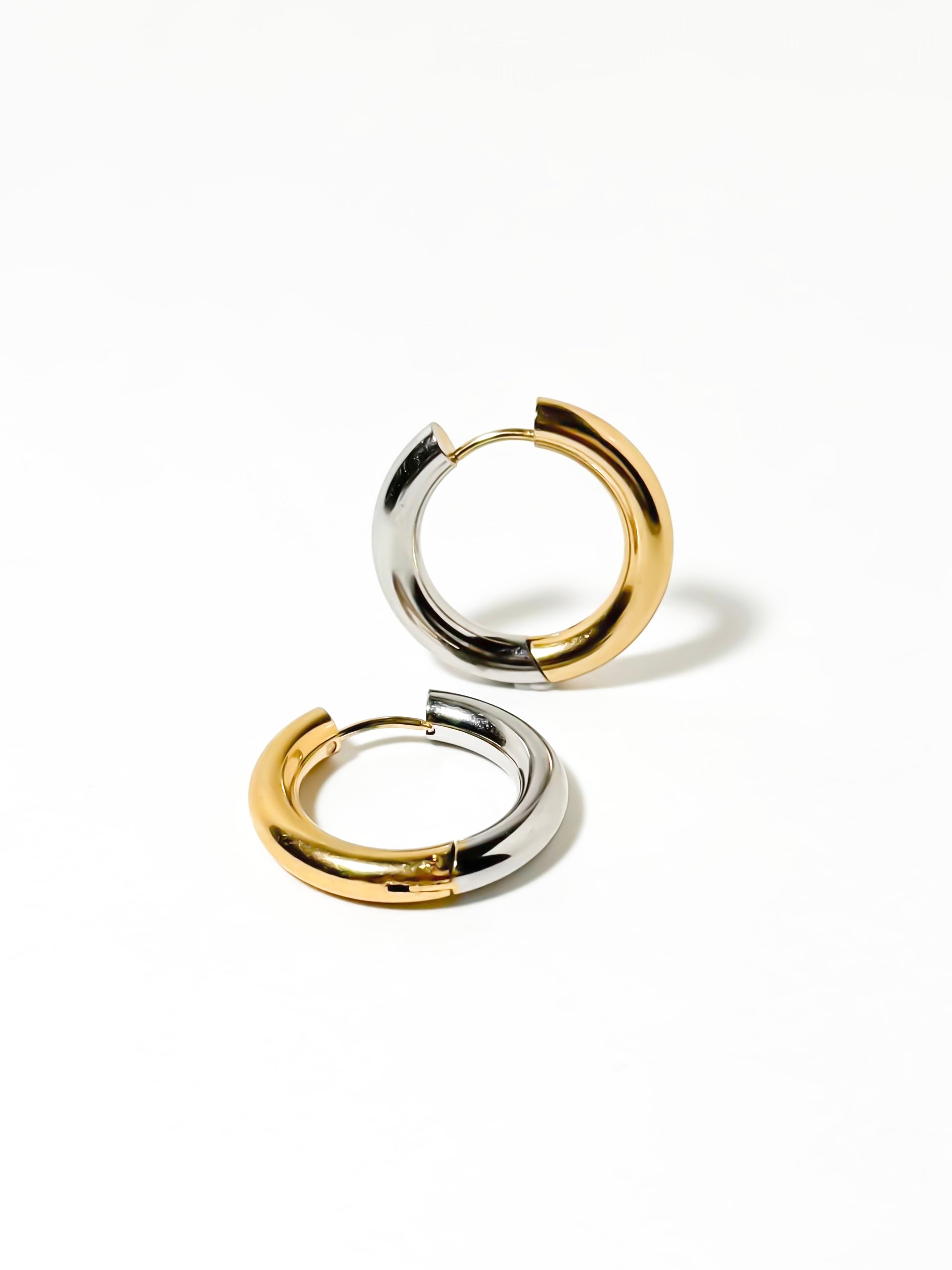 HAZEL HOOPS - SILVER/GOLD