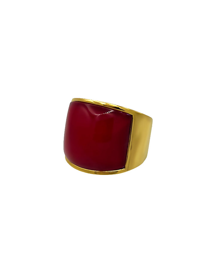 IRIS - GOLD & RED