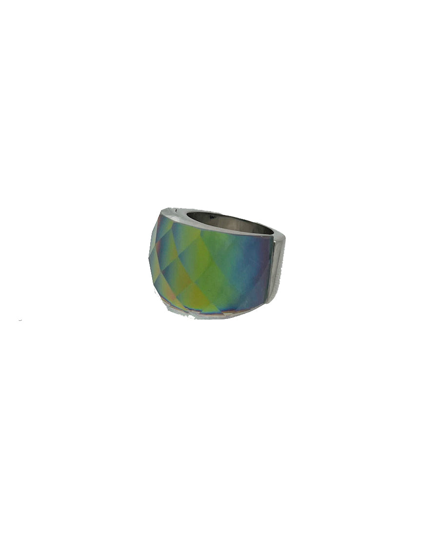 IRIDESCENT QUARTZ RING