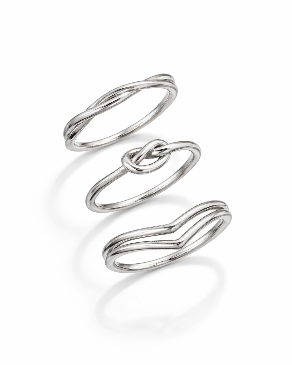KNOT TOE RING SET