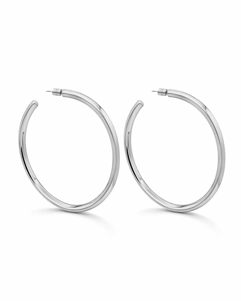 SIGNATURE HOOPS - SILVER