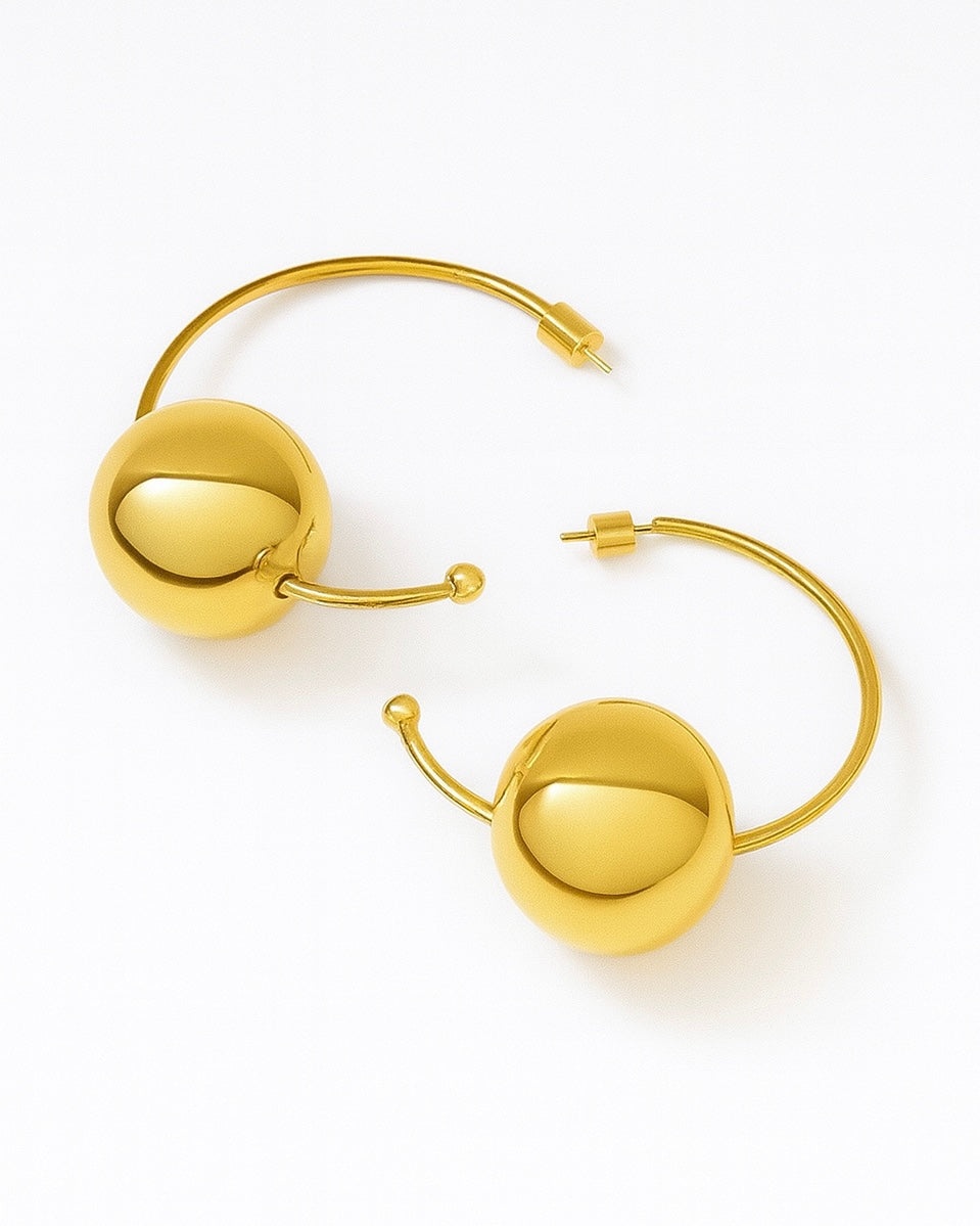 MALI HOOPS - GOLD