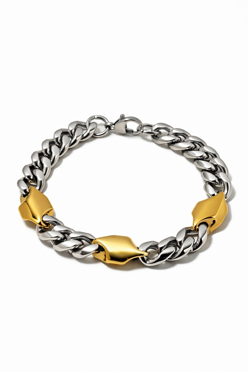 AXE BRACELET - SILVER/GOLD