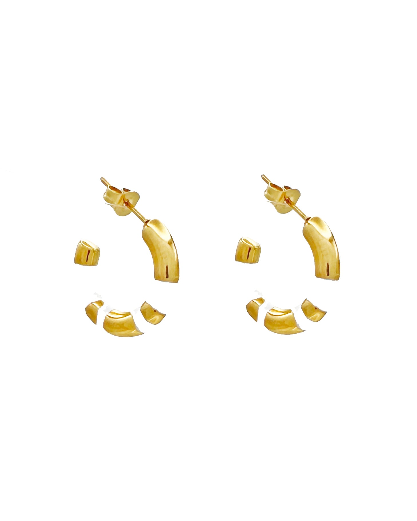 Elara Pearl Sculpt Hoops
