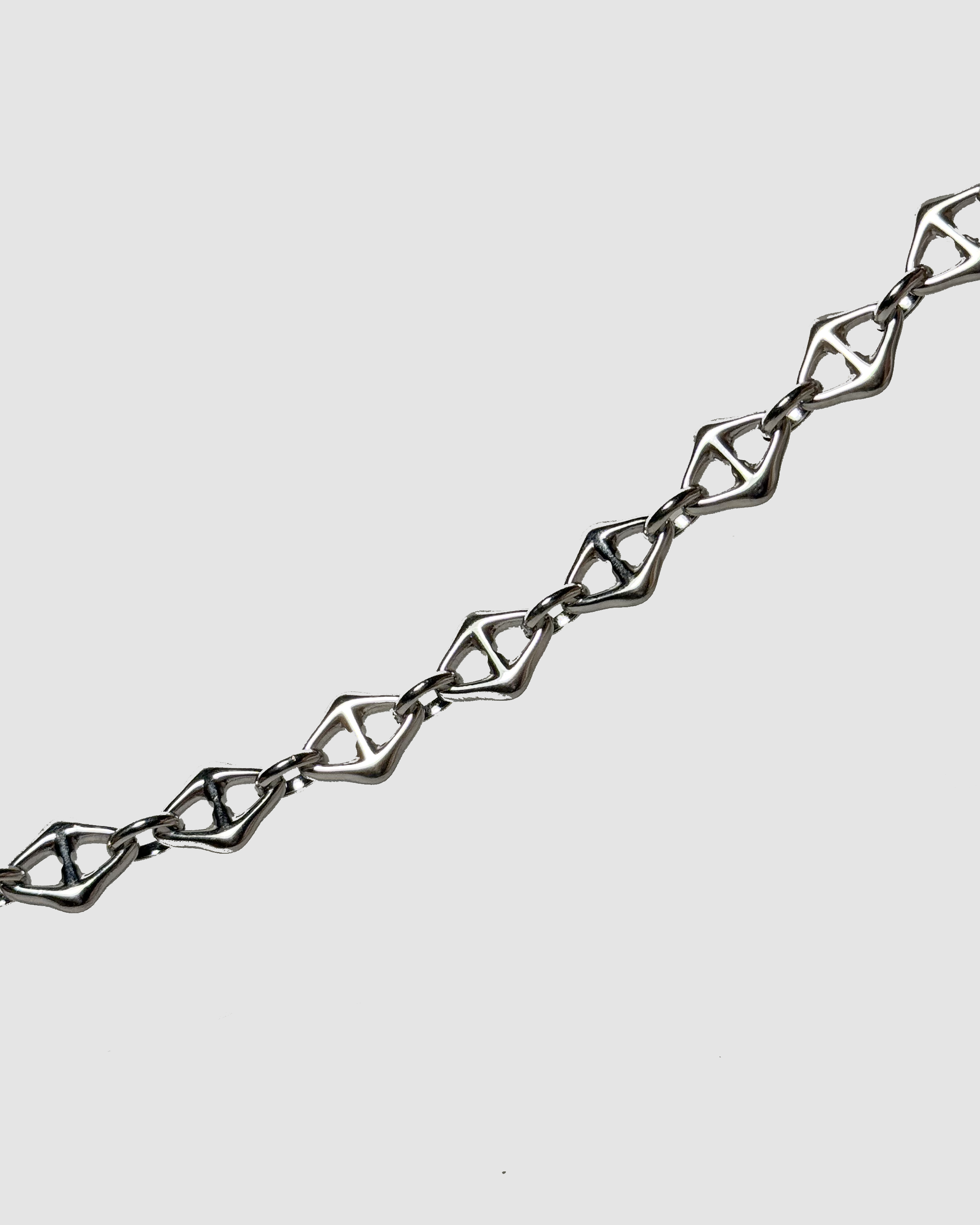 OVAL MARINER 9” BRACELET - SILVER