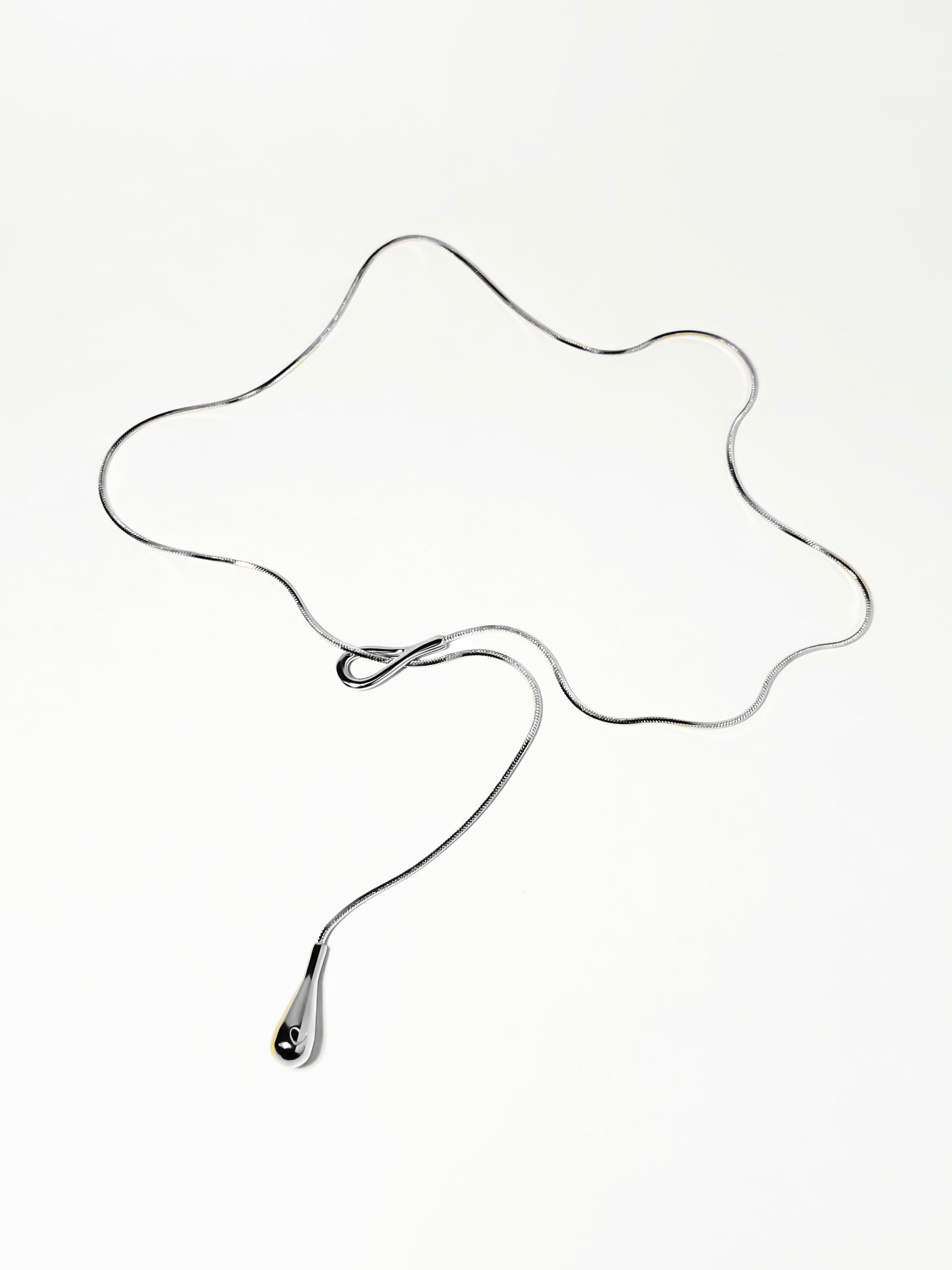 LIORA DROP NECKLACE - SILVER