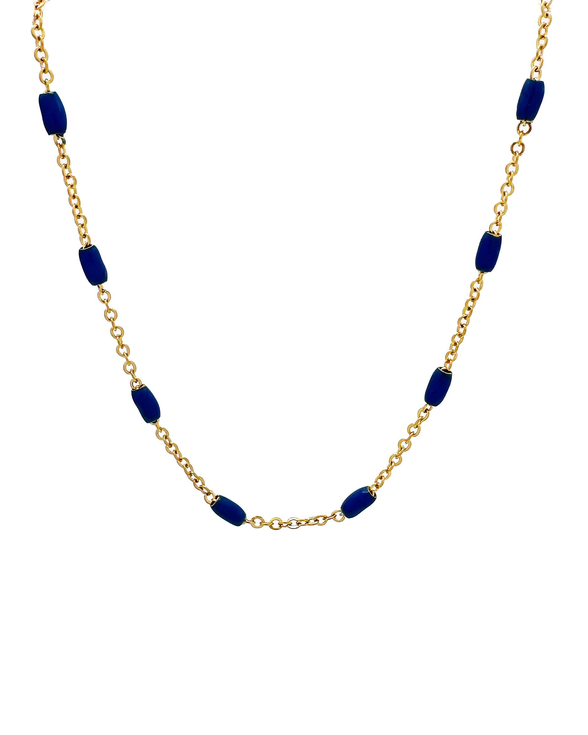 MAYA NECKLACE - NAVY