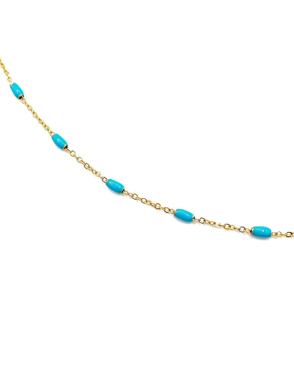 MAYA ANKLET - TURQUOISE