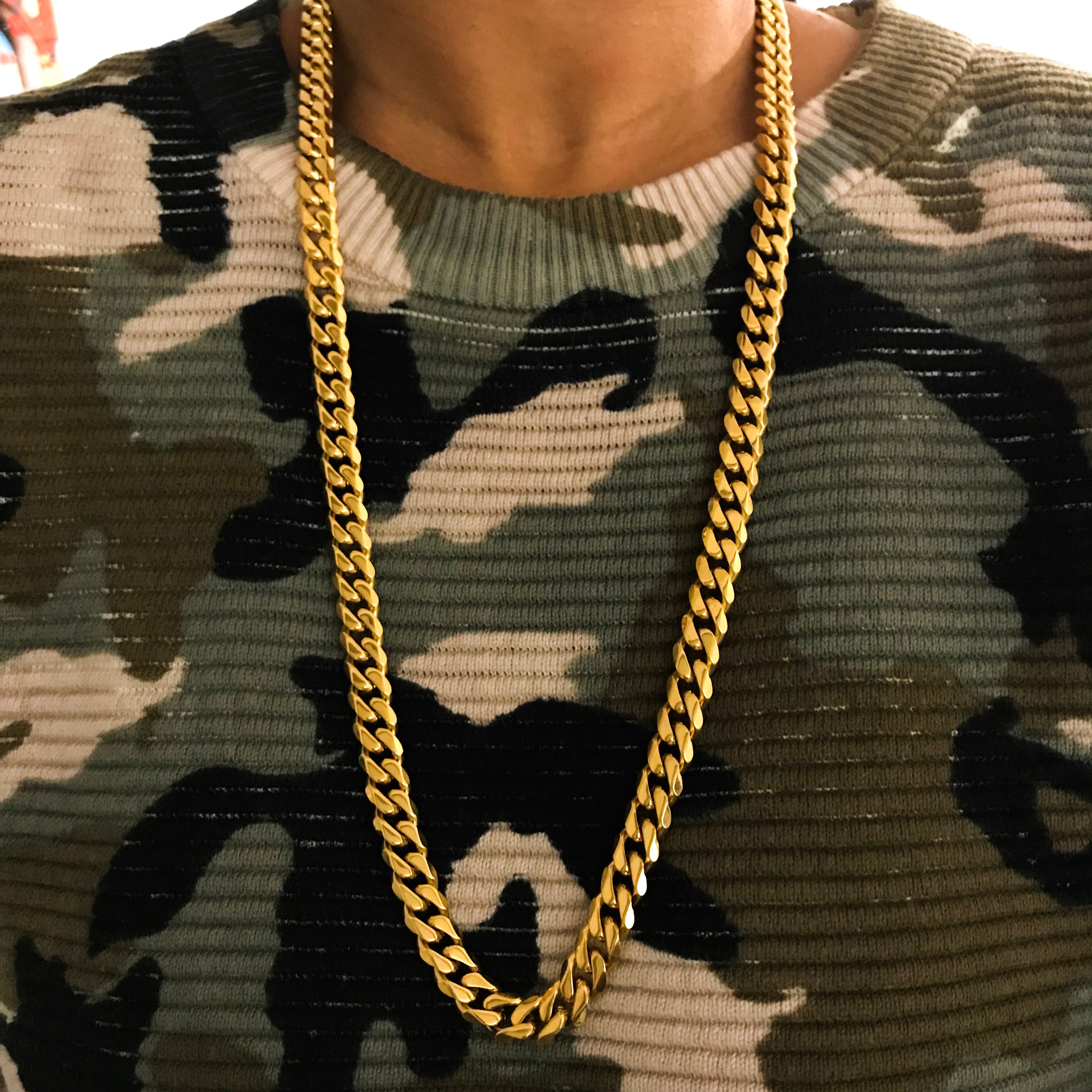 MENS CUBAN CHAIN - G