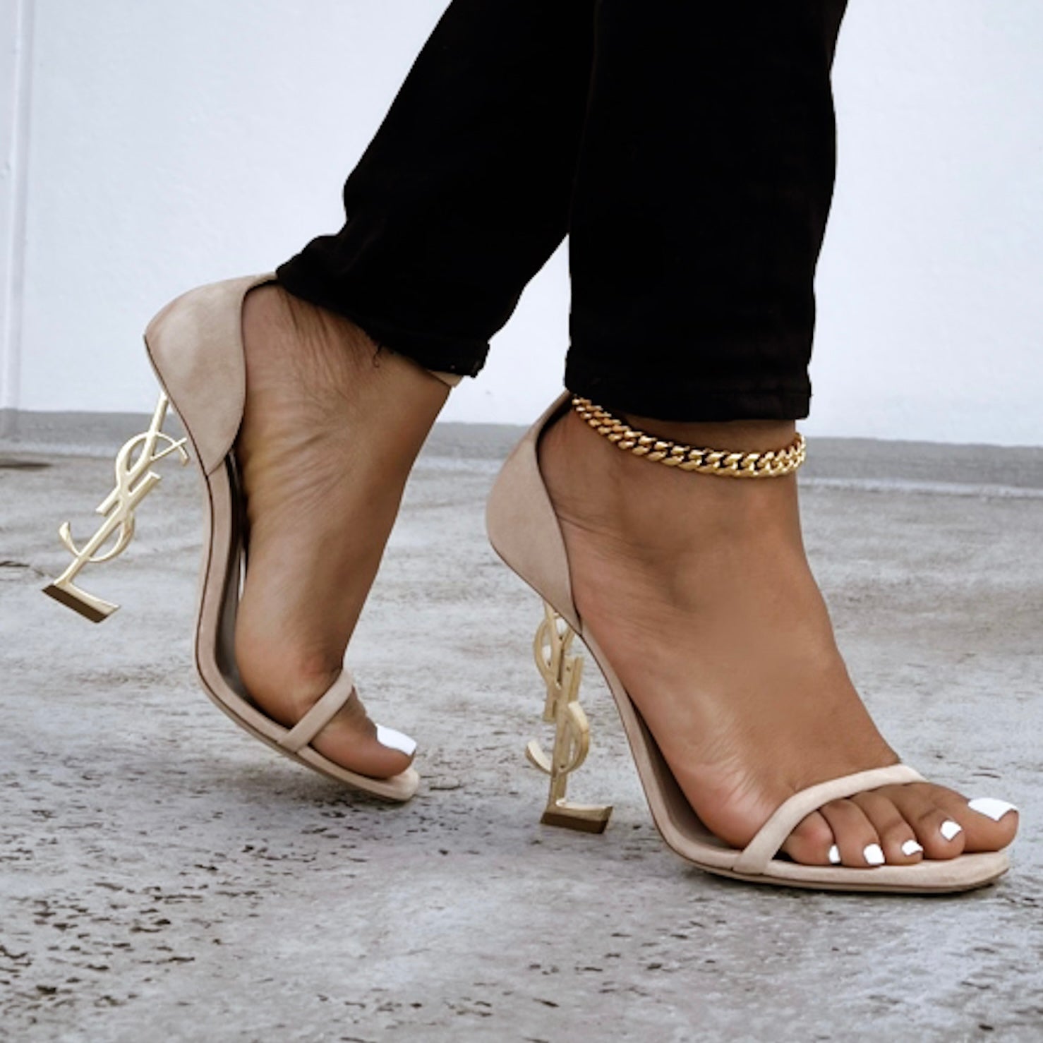 CURB ANKLET - GOLD