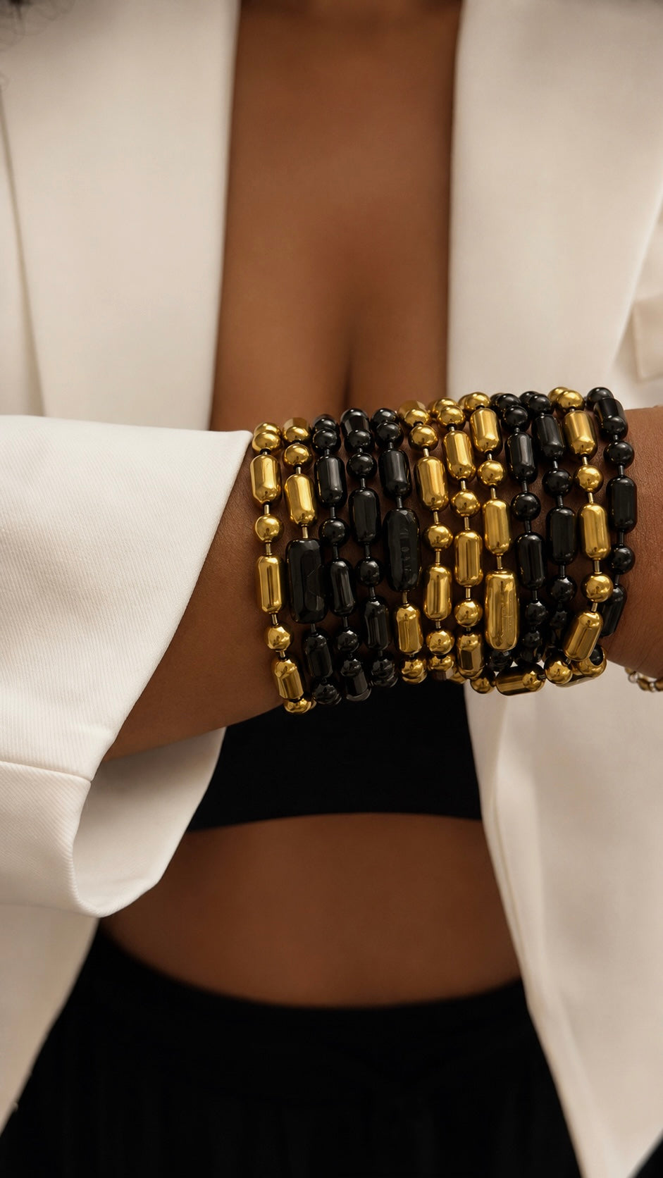 SIGNATURE MODULAR 6.5MM CHAIN - BLACK