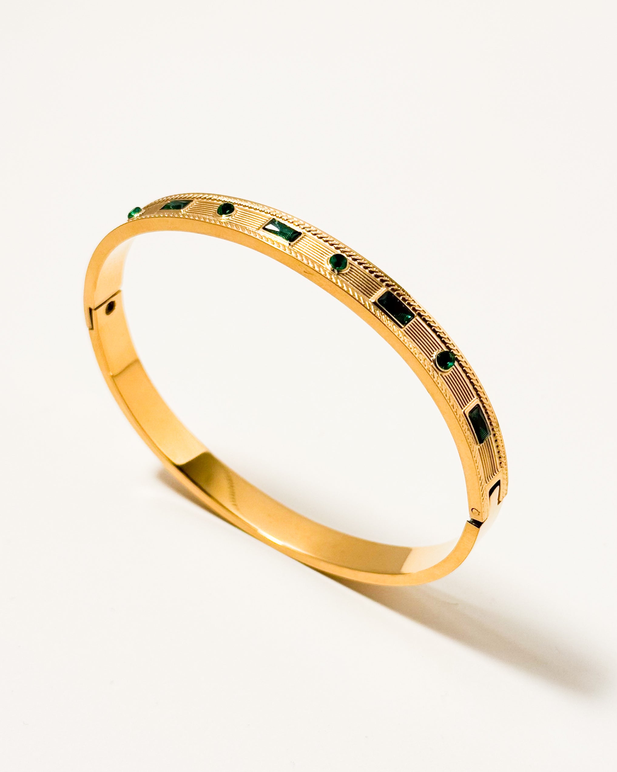 EMERALD GOLD BRACELET