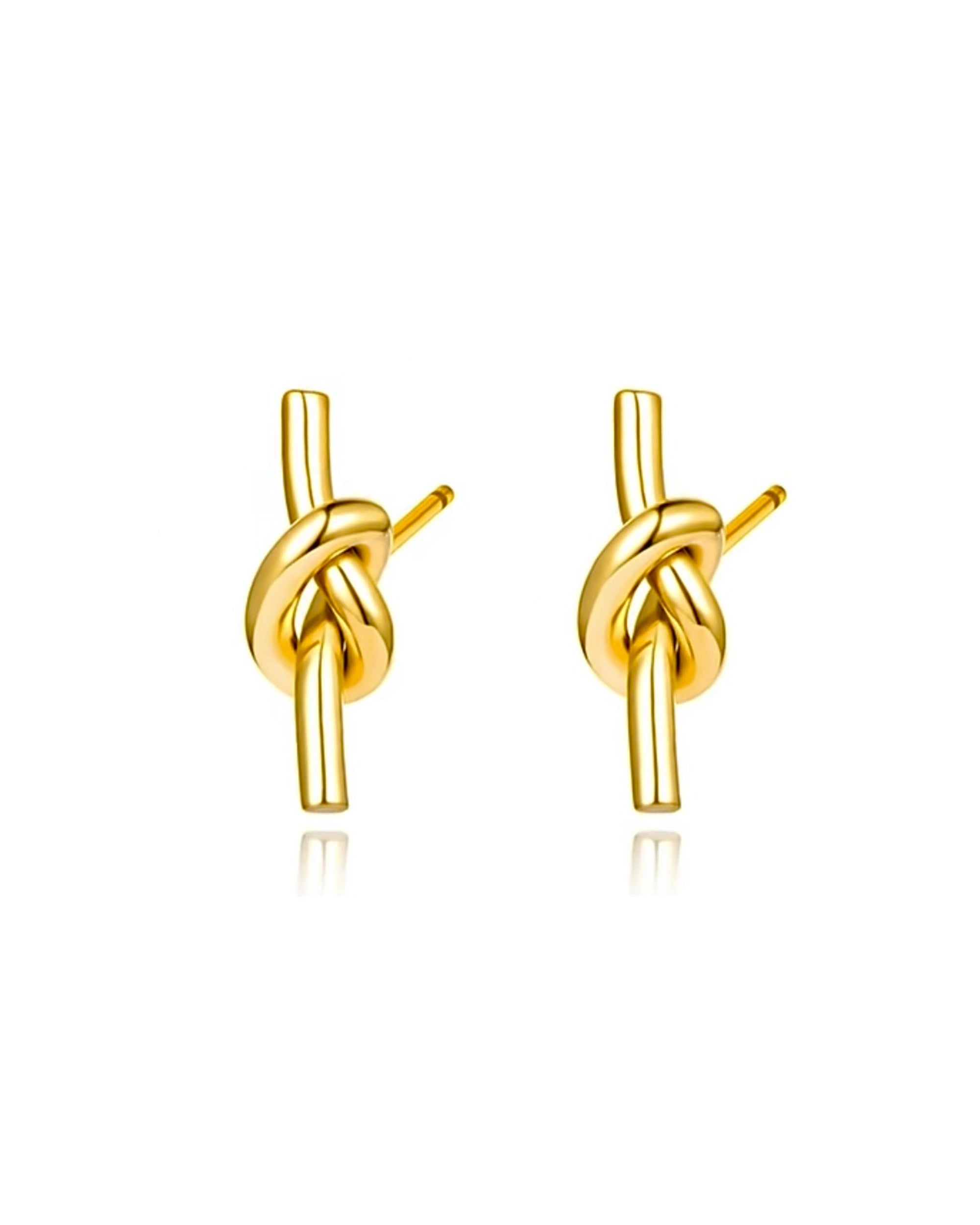 MINI KNOT STUDS - GOLD