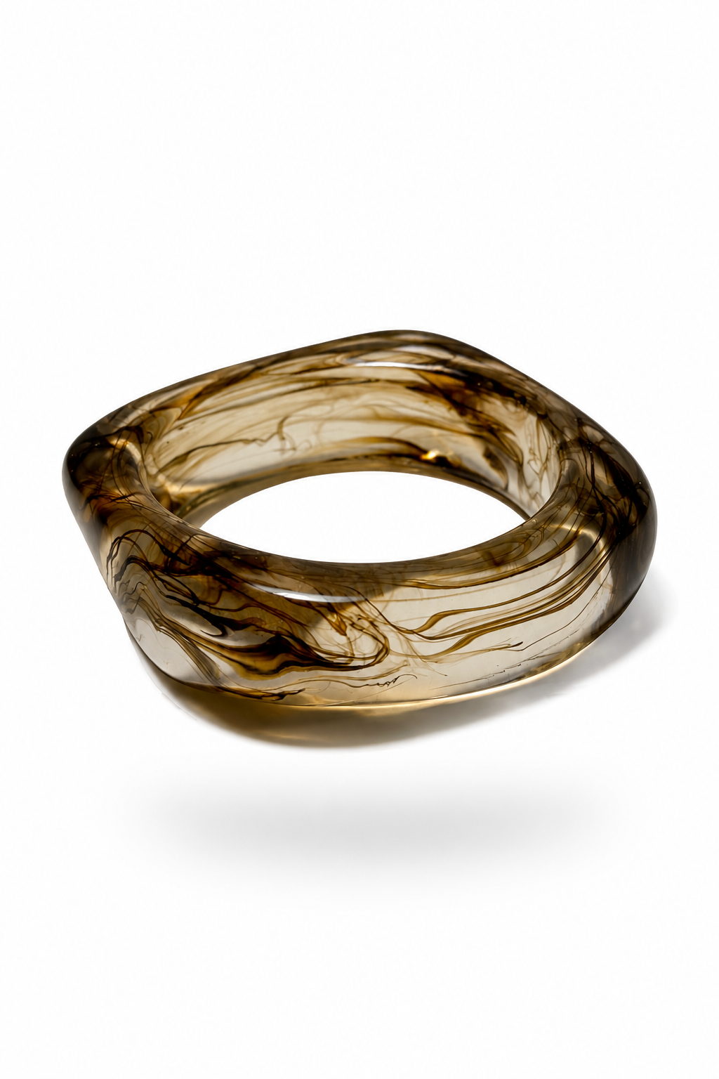 LUMÉ BANGLE - SMOKY QUARTZ