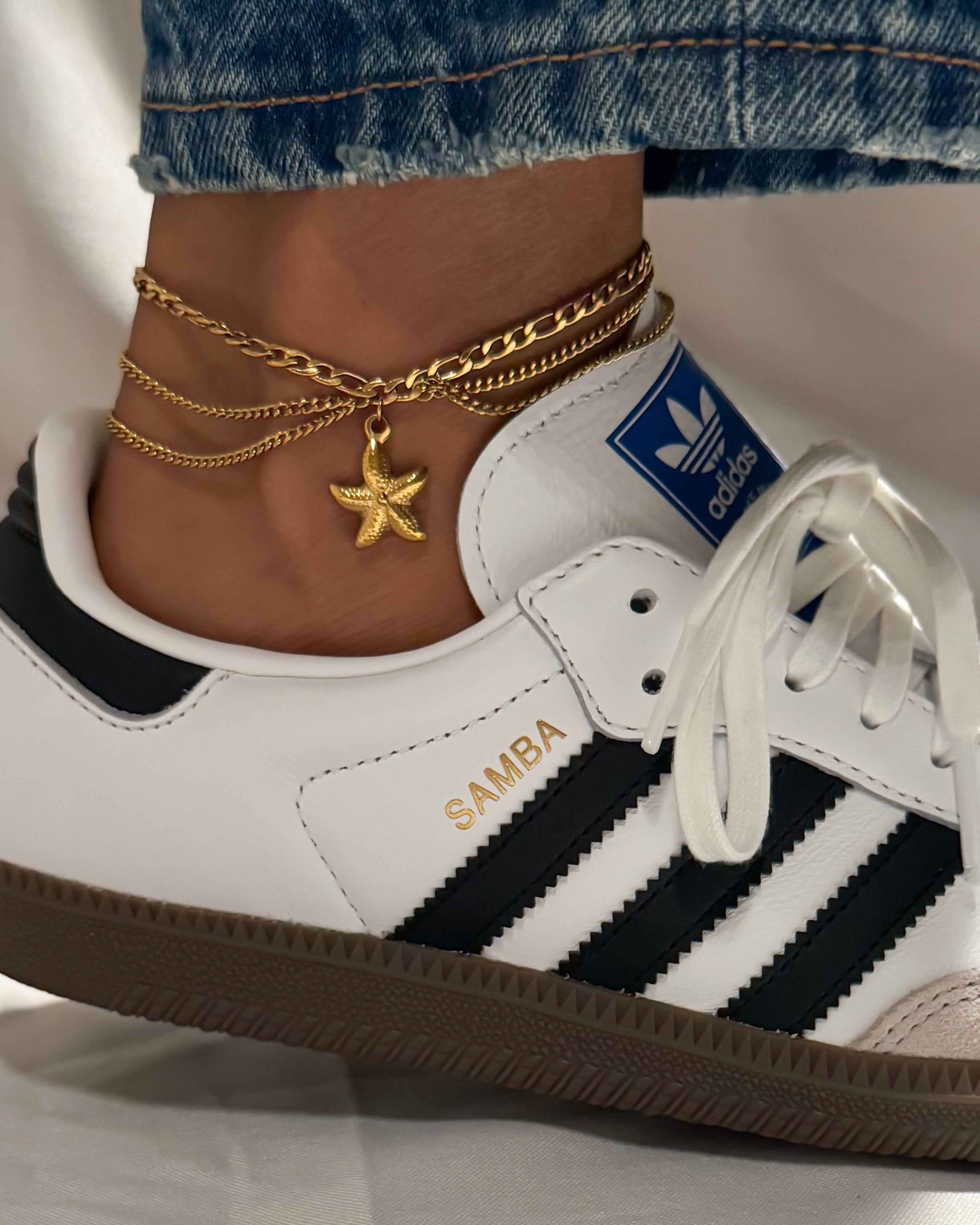 STARFISH ANKLET - GOLD