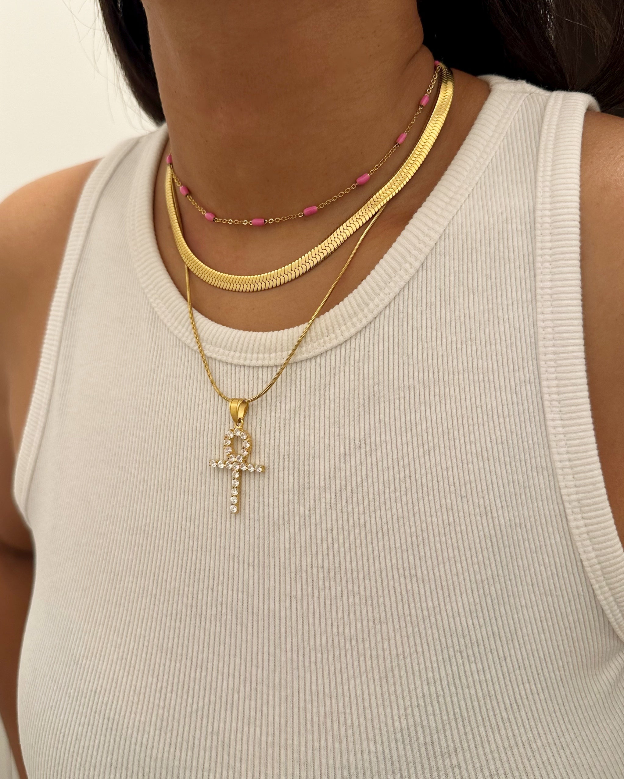 MAYA NECKLACE - PINK