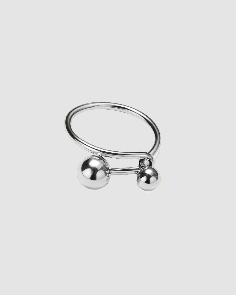 MALI BYPASS RING - SILVER