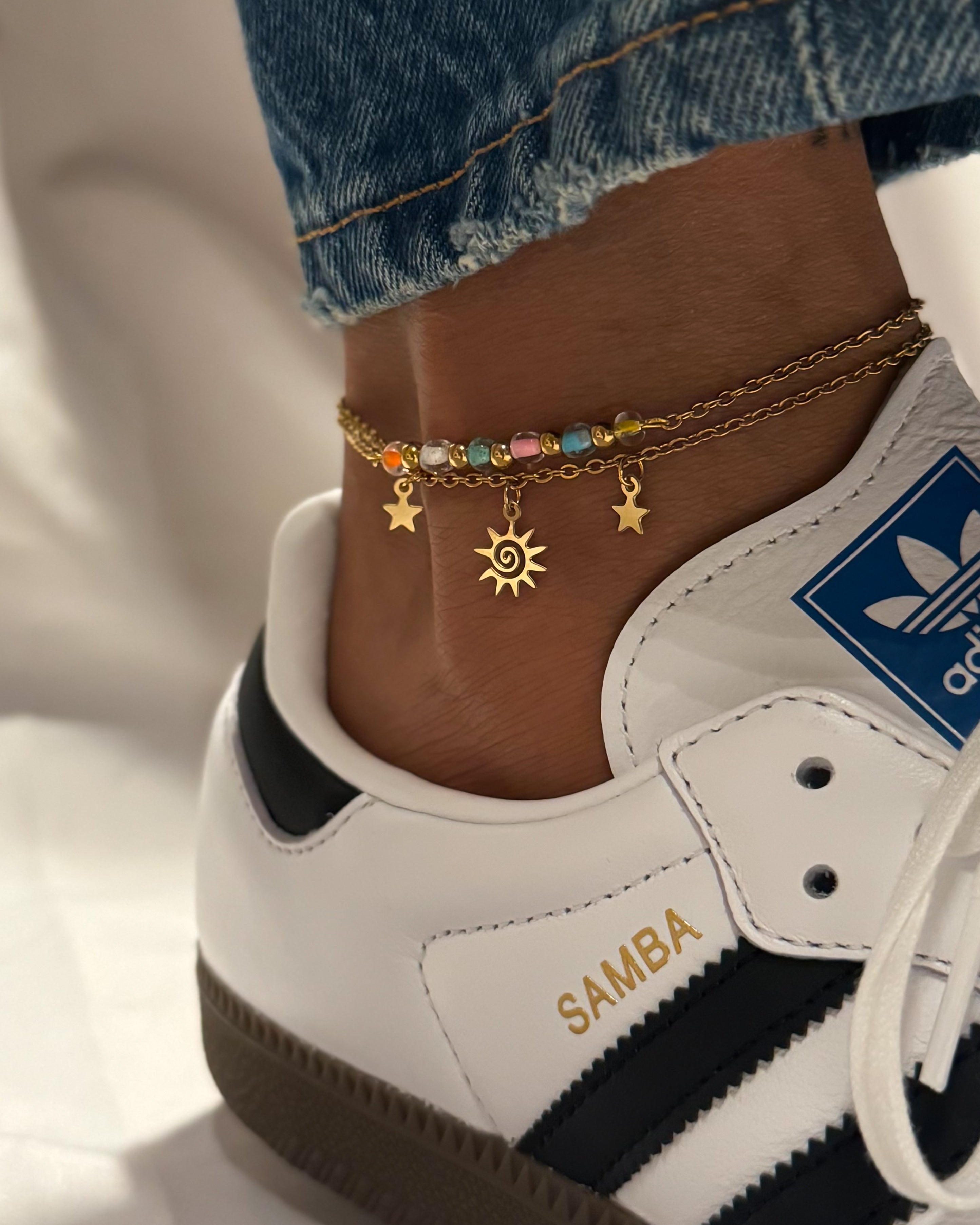 STARBURST ANKLET - GOLD