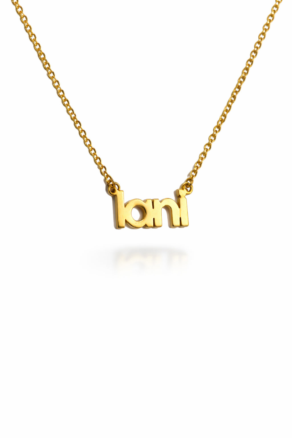 MINIMAL FONT NECKLACE