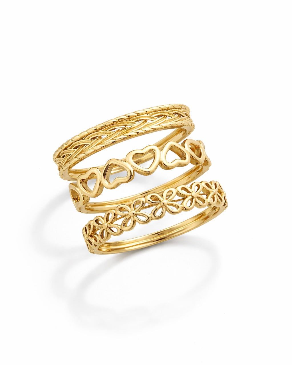 PATTERN TOE RING SET