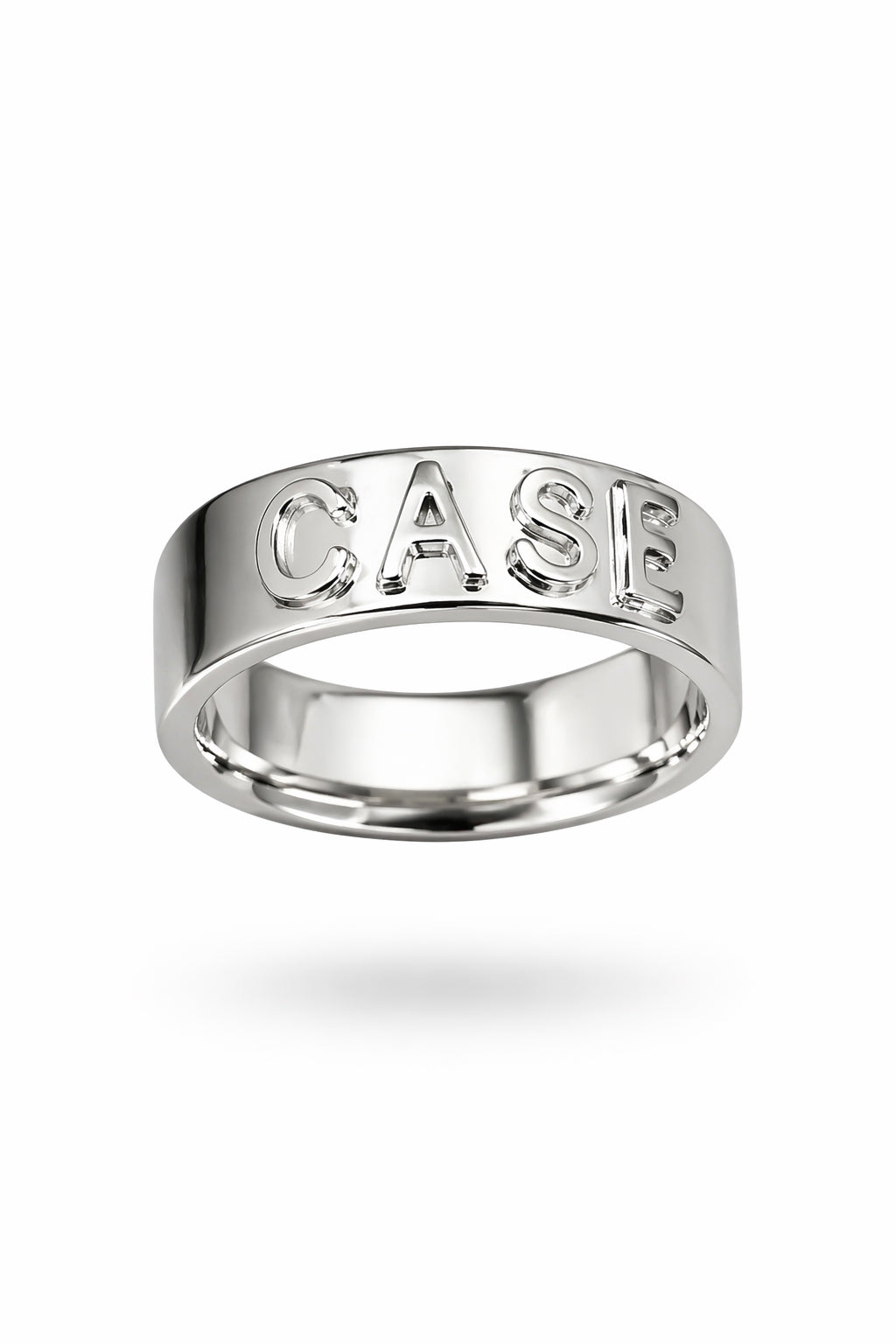 LETTER BAND RING