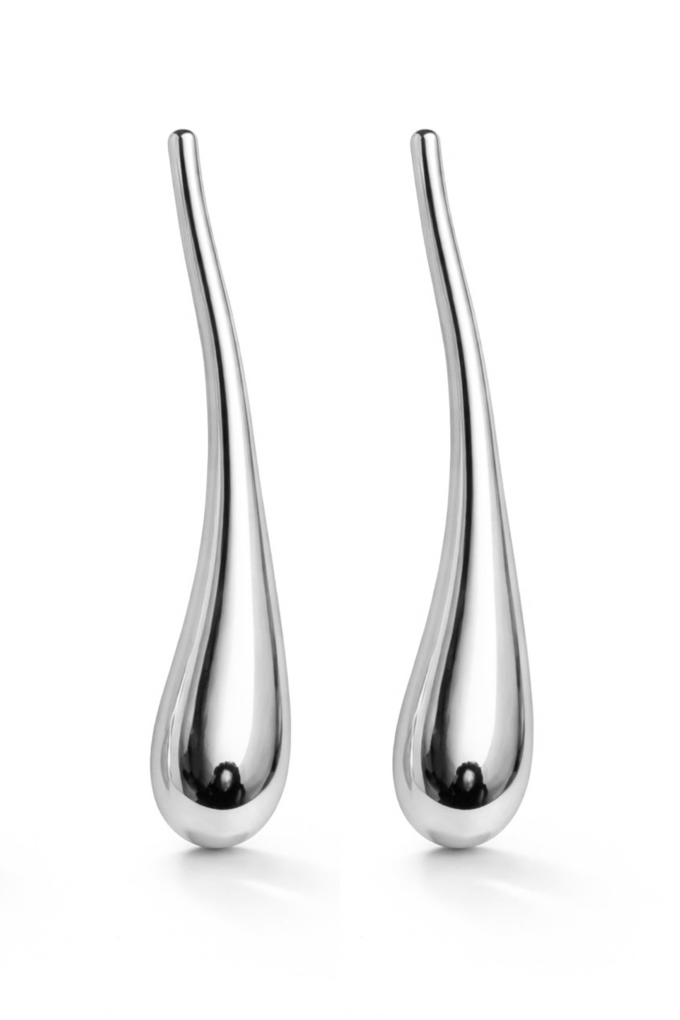 TEARDROP EARRINGS - SILVER