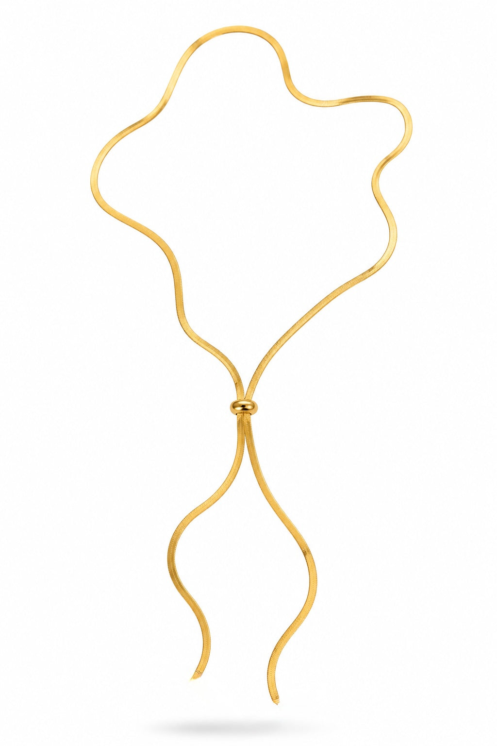 DAINTY HERRINGBONE STRAND - GOLD