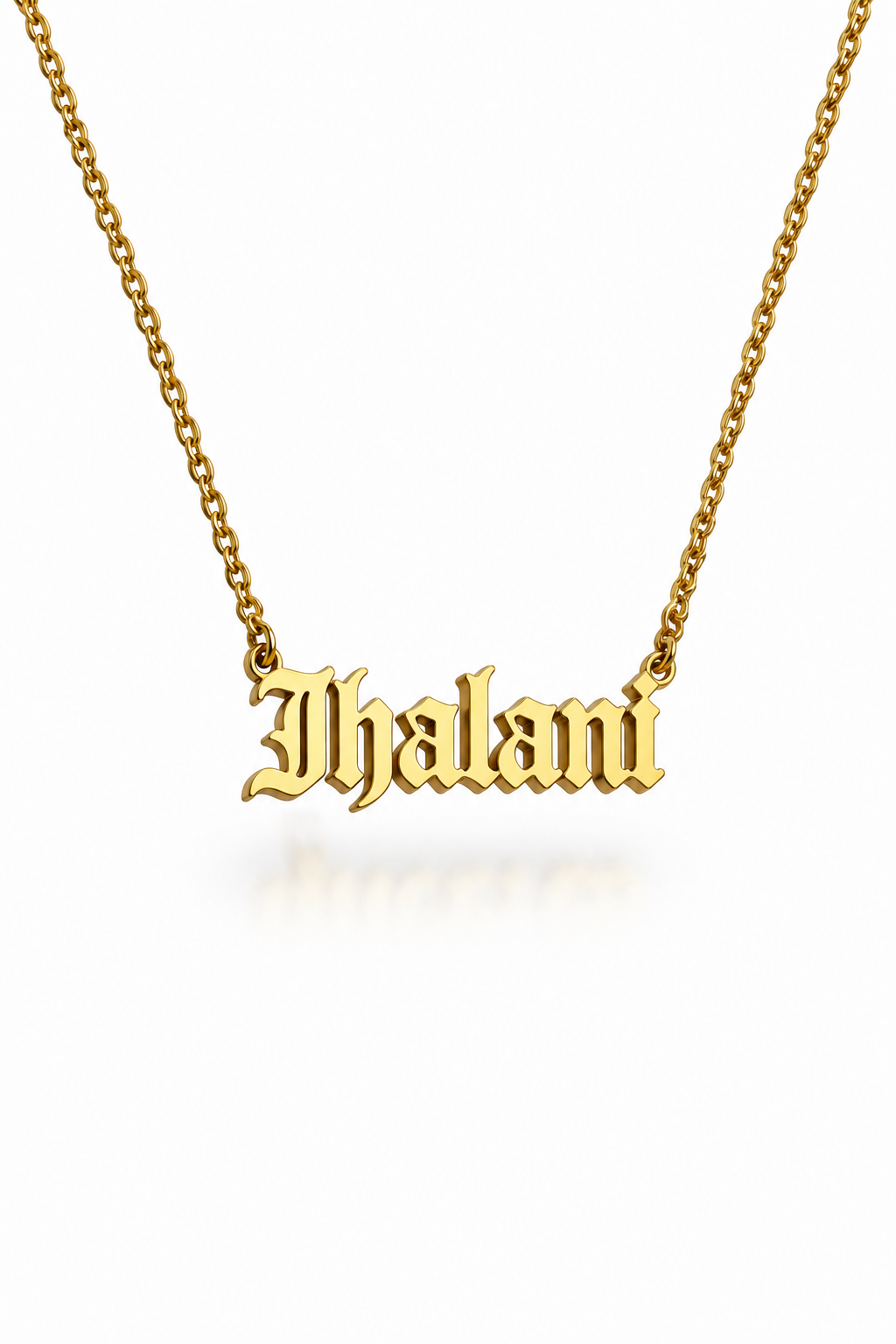 14K NAMEPLATE NECKLACE