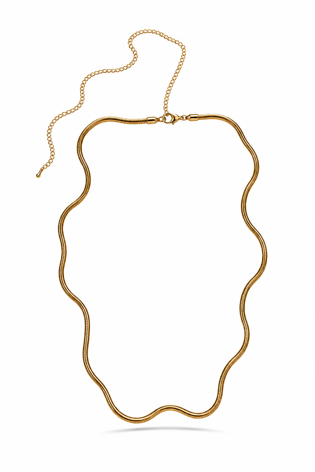 HERRINGBONE WAIST CHAIN - GOLD