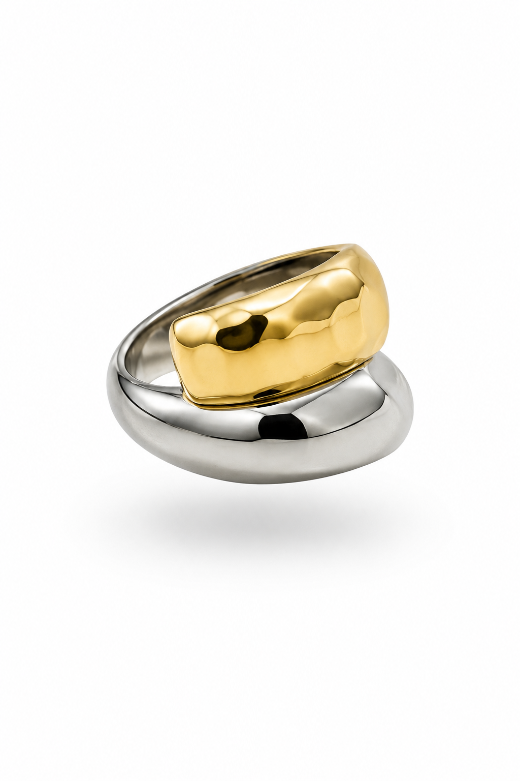 MOLTEN BYPASS RING - TWO TONE