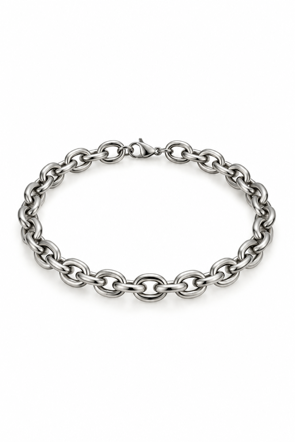 CABLE CHAIN BRACELET - SILVER