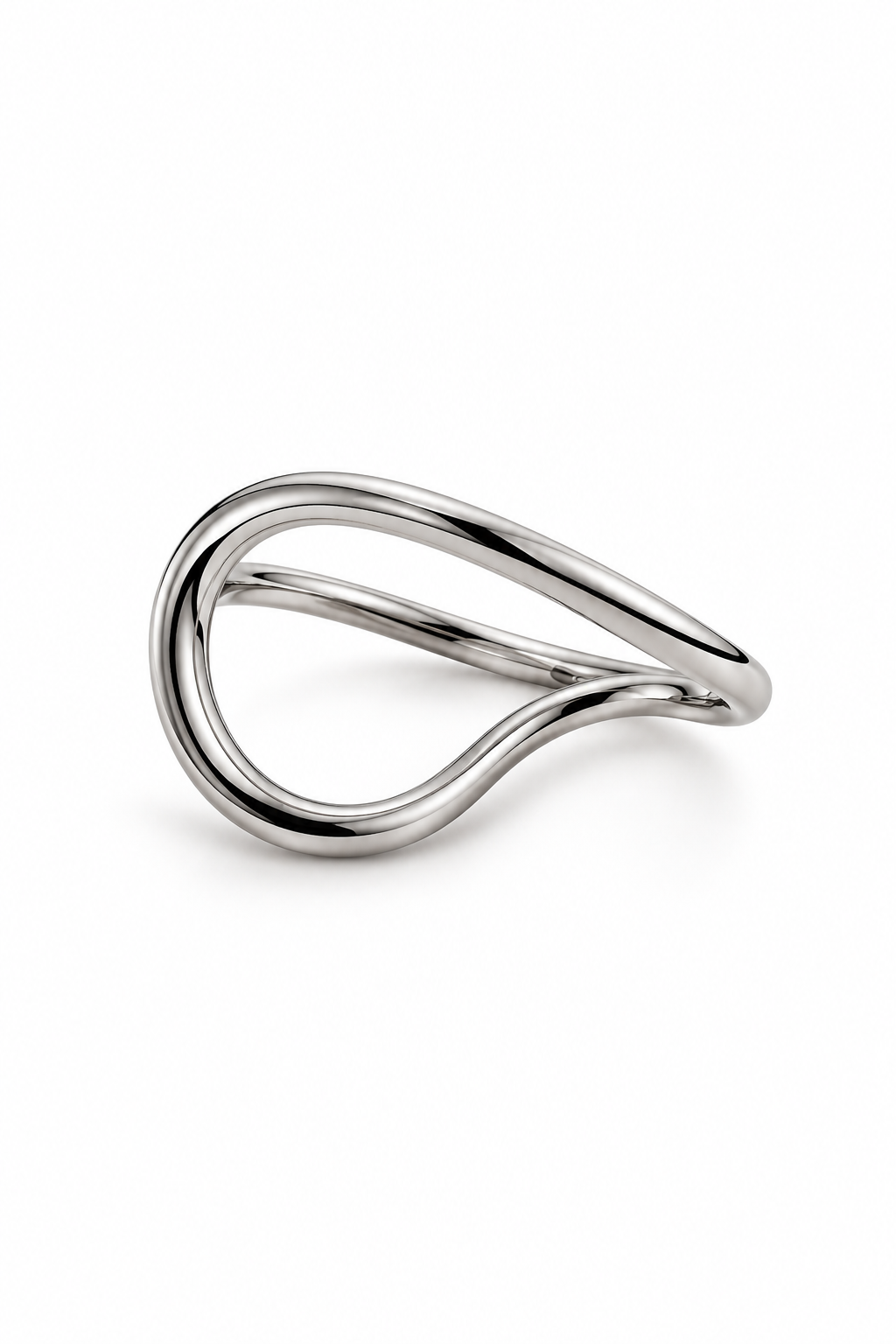 ABSTRACT RING - SILVER