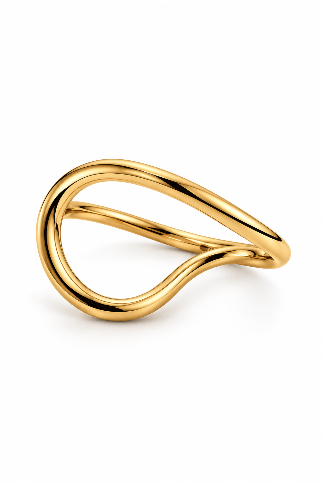ABSTRACT RING - GOLD