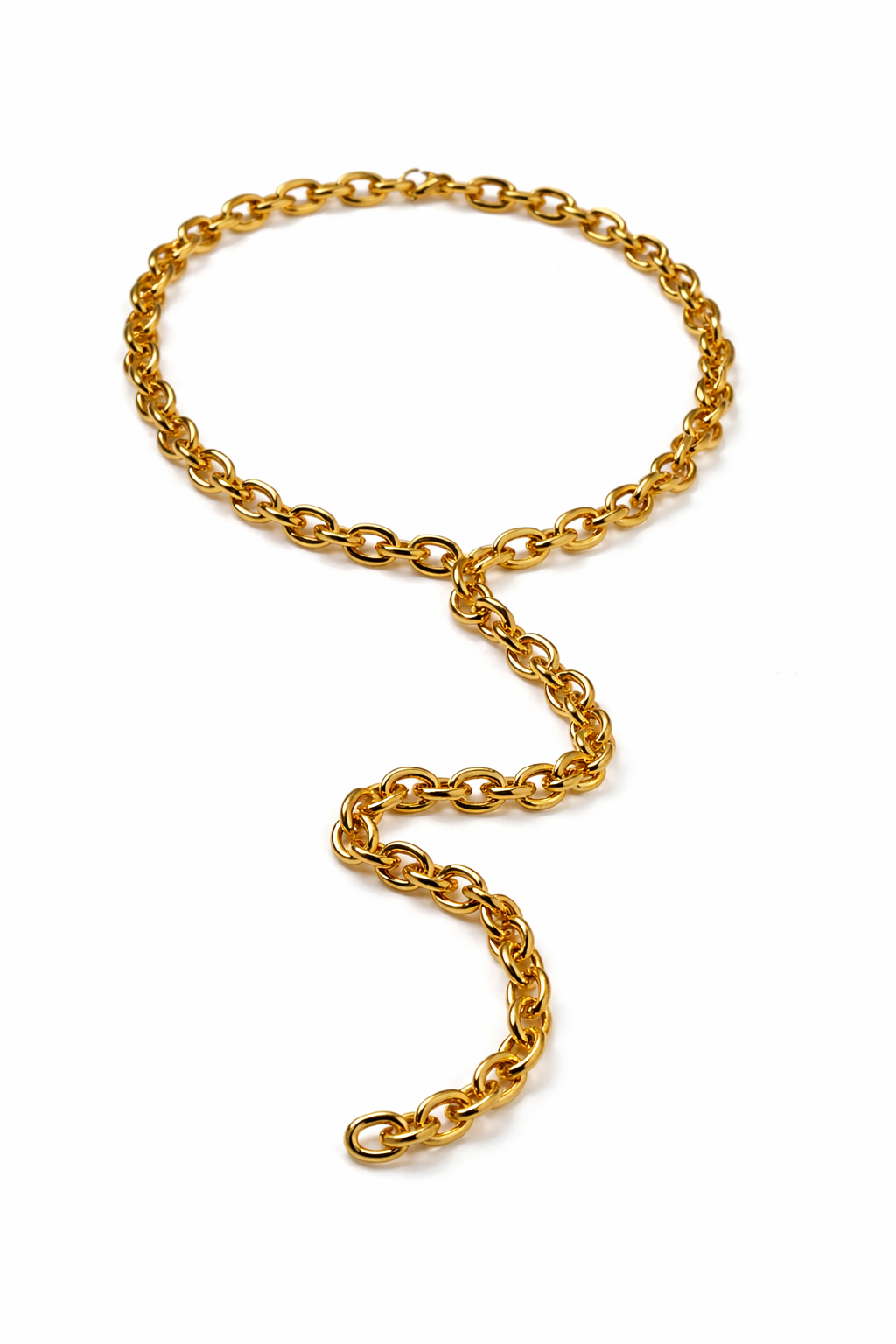 CHAIN DROP NECKLACE - GOLD
