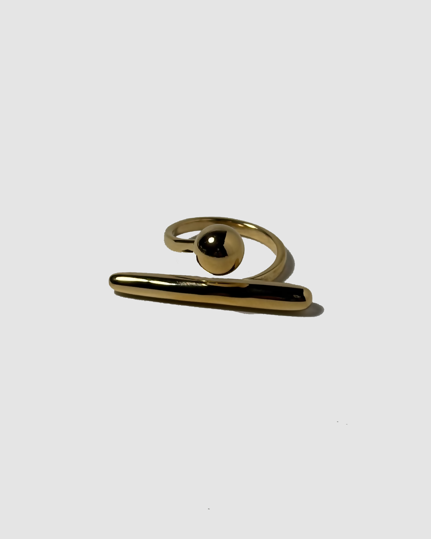 ORBIT BYPASS RING - GOLD
