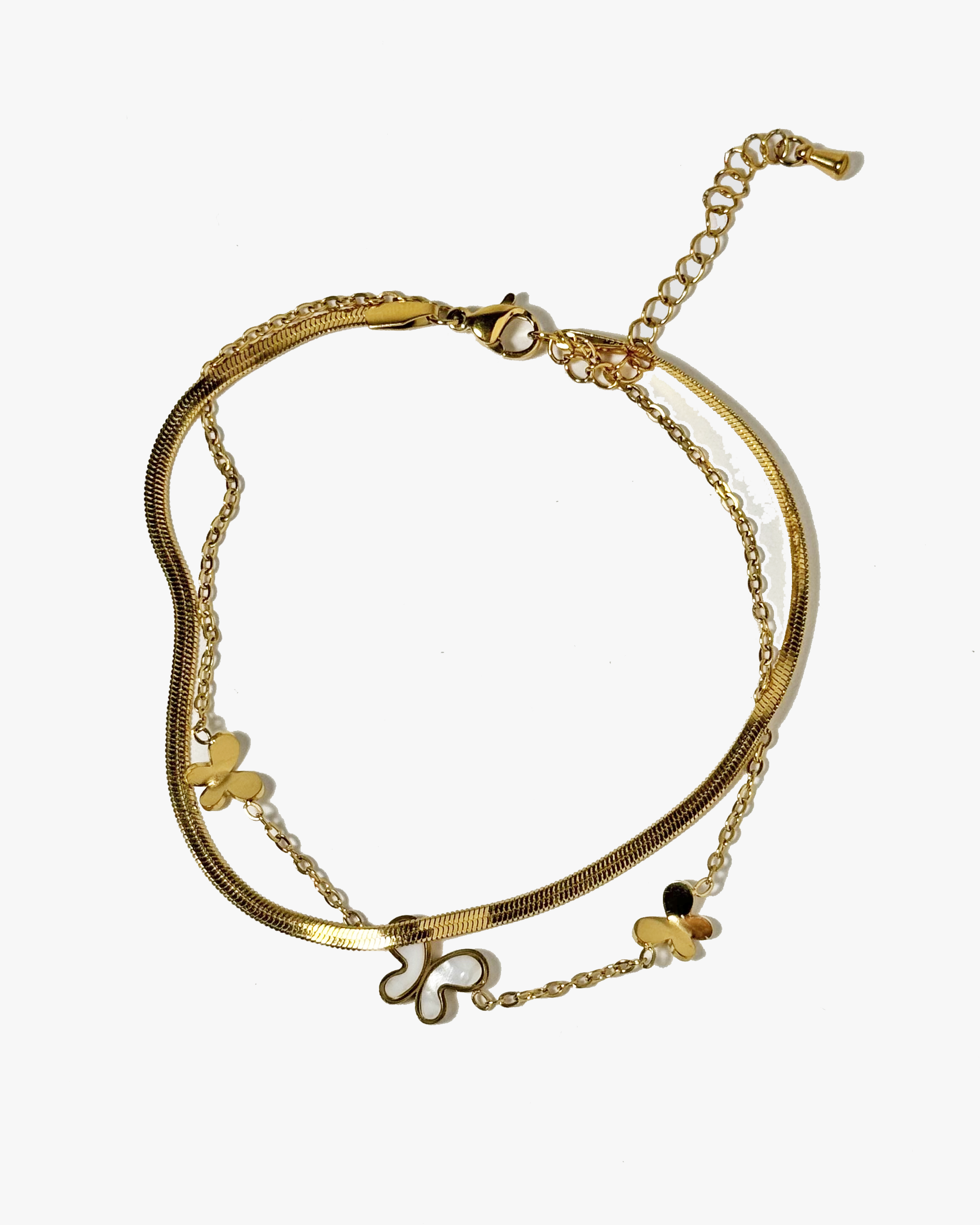 BUTTERFLY ANKLET - GOLD