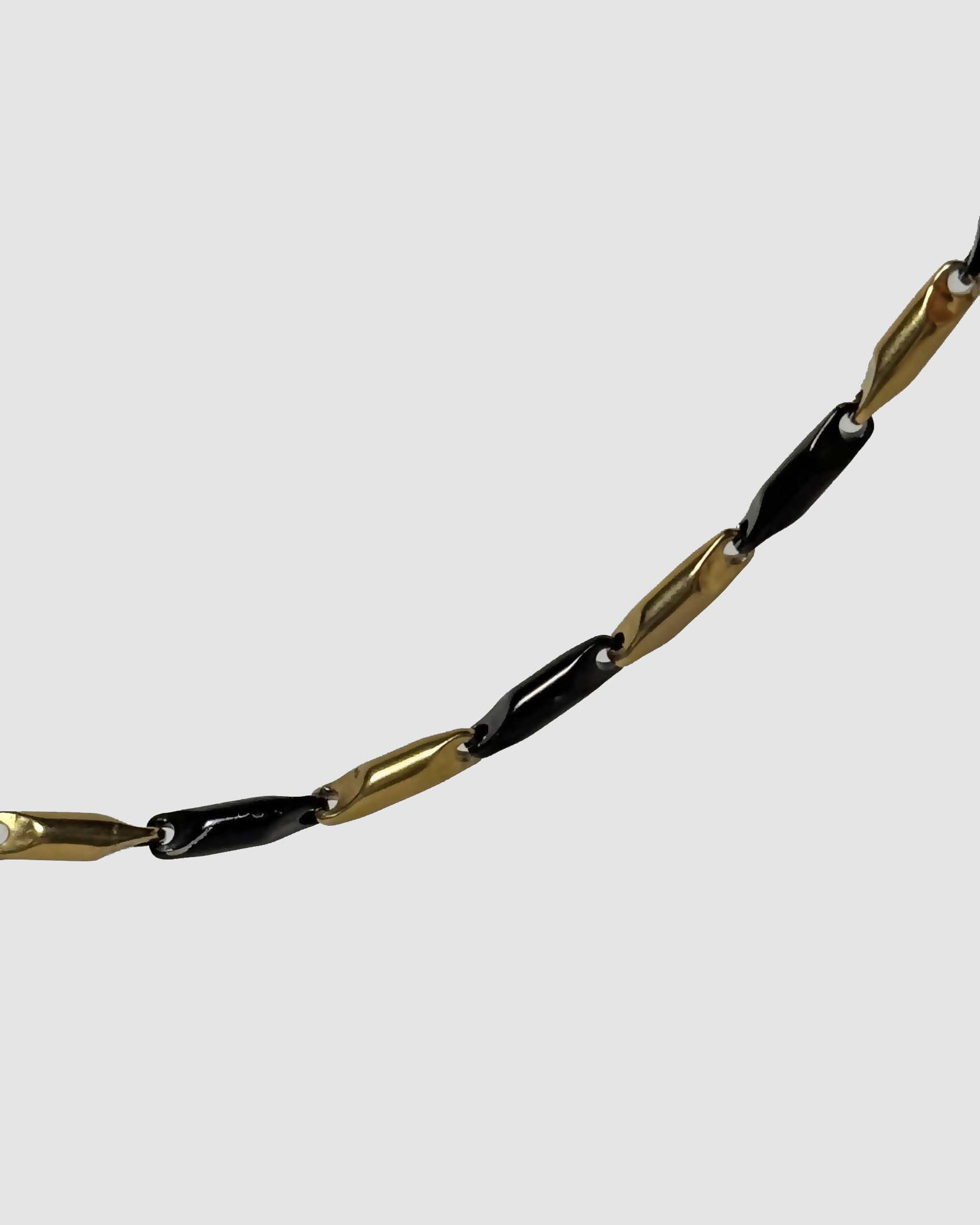 LYSA ANKLET - BLACK/GOLD