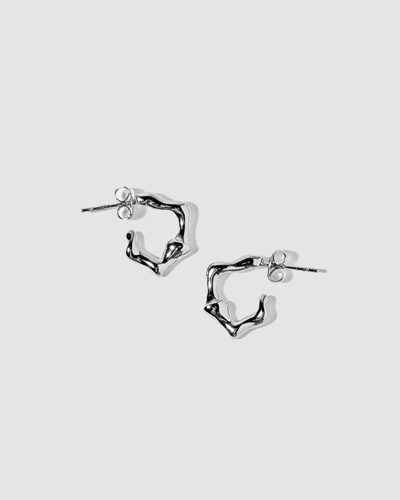 JAGGED HUGGIES - SILVER