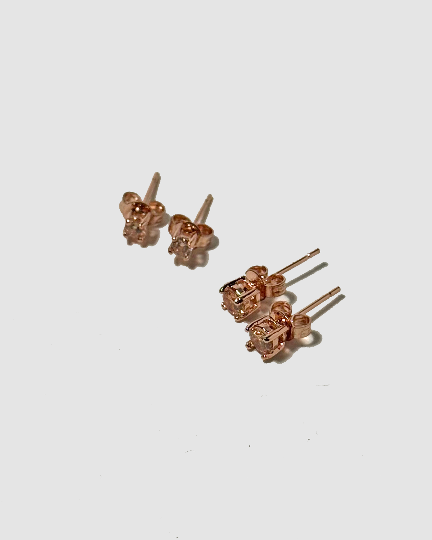 ROSE GOLD STUD SET