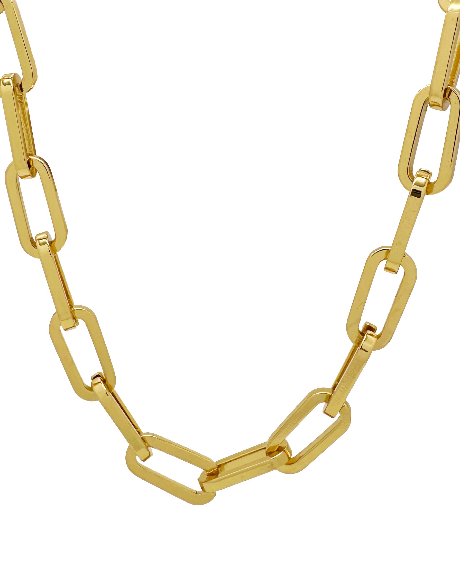 Oval Link Chain - Gold