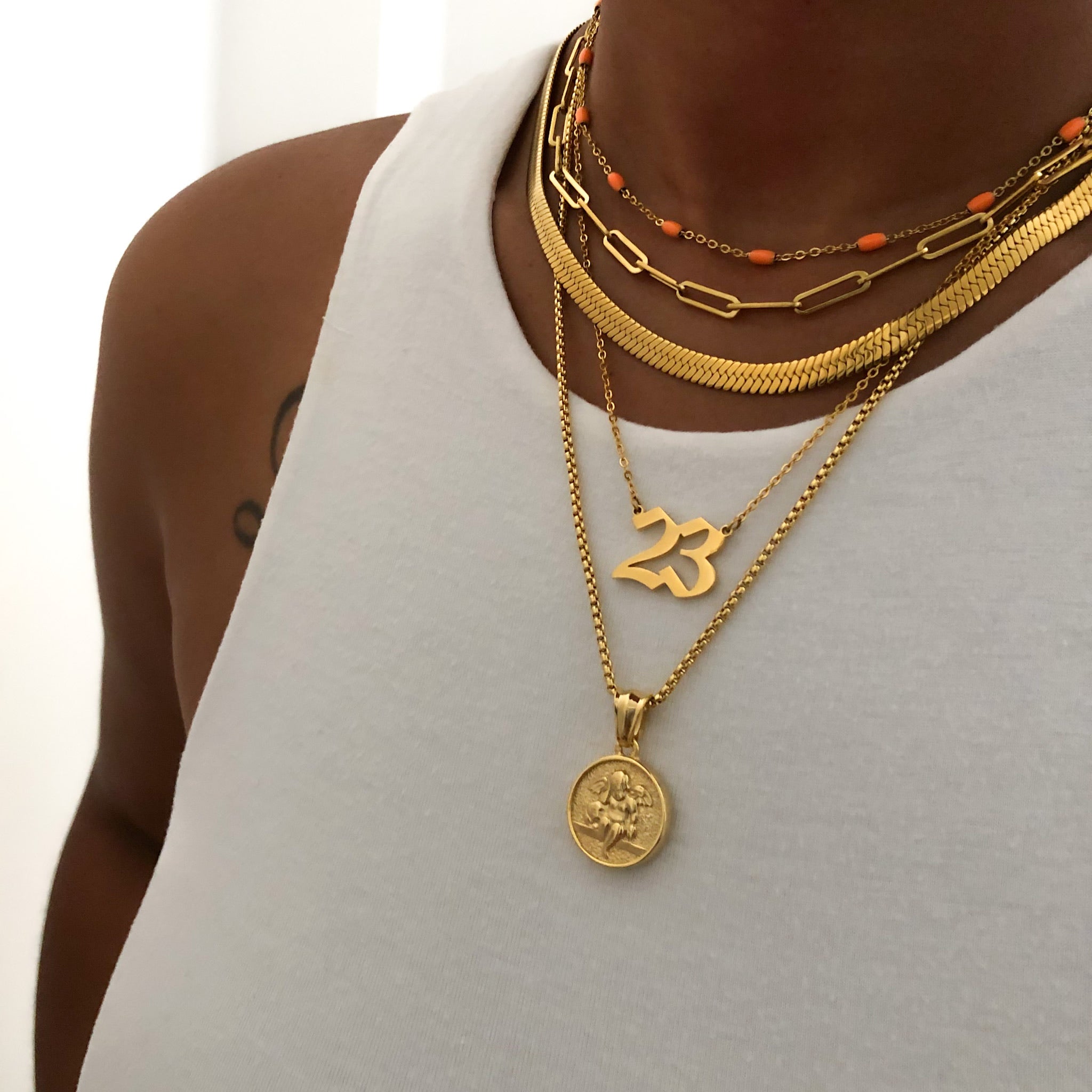 HERRINGBONE - GOLD
